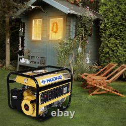 1200W Gas Powered Portable Gasoline Generator Engine For Jobsite RV Camping Home