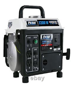 1200-Watt Quiet Portable Gas Powered Generator Home RV Camping Tailgating