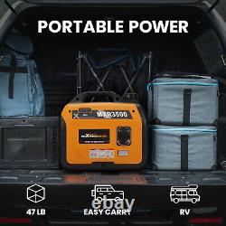 120V 3500W Inverter Generator Portable lightweight Gas Power For Camping Home