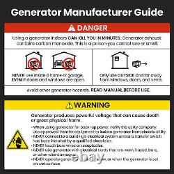 120V 3500W Inverter Generator Portable lightweight Gas Power For Camping Home