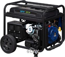 12500 Watt Dual Fuel Home Backup Portable Generator, Remote Electric Start, Tran