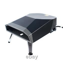 12 Gas-Powered Outdoors Portable Pizza Oven Pellet Grill Wood BBQ Food Grade