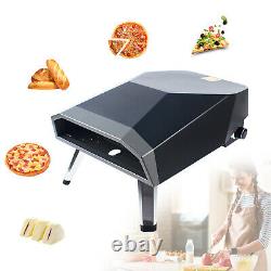 12 Gas-Powered Outdoors Portable Pizza Oven Pellet Grill Wood BBQ Food Grade
