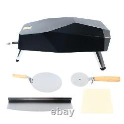 12 Gas-Powered Outdoors Portable Pizza Oven Pellet Grill Wood BBQ Food Grade US