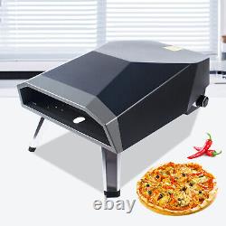 12 Pizza Oven Gas Powered Portable Oven Outdoor Heating Cooker WithShovel 3900W