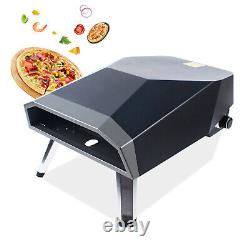 12 Portable Pizza Oven Gas-Powered Outdoors Pellet Grill Wood BBQ Food Grade