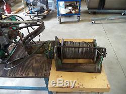 18hp Gas Powered Portable Hydraulic Tugger Winch 1/4 Cable REFURBISHED
