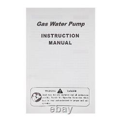 1.7 HP 43CC 1.5in Portable Gas Powered 2 Stroke Water Pump Gasoline Water Pump