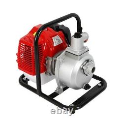 1.7 HP Water Pump Portable Gas Power Semi-Trash 1 High Pressure Irrigation 43cc