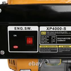 212CC4000W Gas Powered Portable Generator Engine For Jobsite RV Camping Standby
