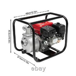 212CC 7.5 HP 2 Portable Gas-Powered Semi-Trash Water Pump Gasoline Water Pump