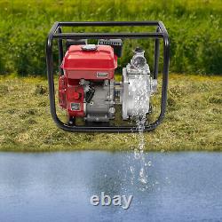 212CC 7.5 HP 2 Portable Gas-Powered Semi-Trash Water Pump Gasoline Water Pump