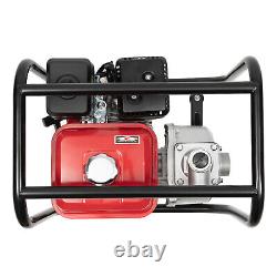 212CC 7.5 HP 2 Portable Gas-Powered Semi-Trash Water Pump Gasoline Water Pump