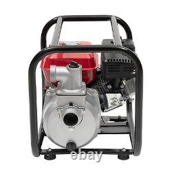 212CC 7.5 HP 2 Portable Gas-Powered Semi-Trash Water Pump Gasoline Water Pump