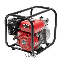 212CC 7.5 HP 2 Portable Gas-Powered Semi-Trash Water Pump Gasoline Water Pump