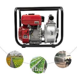 212CC 7.5 HP 2 Portable Gas-Powered Semi-Trash Water Pump Gasoline Water Pump