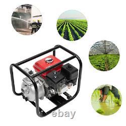 212CC 7.5 HP 2 Portable Gas-Powered Semi-Trash Water Pump Gasoline Water Pump