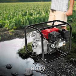 212CC 7.5 HP 2 Portable Gas-Powered Semi-Trash Water Pump Gasoline Water Pump