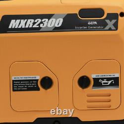2300 Watt Portable Inverter Generator Gas Powered Super Quiet for Power Outage