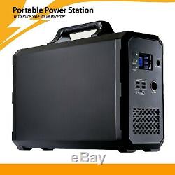 2400Wh Solar Generator For Emergency Power And RV Camping (No Gas, No Fumes)