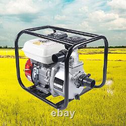 2Inch Commercial Engine Gasoline Water Pump 210CC 6.5 HP Portable Gas-Powered