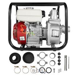 2Inch Commercial Engine Gasoline Water Pump 210CC 6.5 HP Portable Gas-Powered