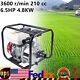 2inch Commercial Engine Gasoline Water Pump 210cc 6.5 Hp Portable Gas-powered
