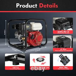 2Inch Commercial Engine Gasoline Water Pump 210CC 6.5 HP Portable Gas-Powered