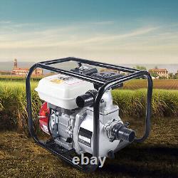 2Inch Commercial Engine Gasoline Water Pump 210CC 6.5 HP Portable Gas-Powered