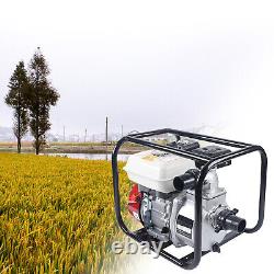 2Inch Commercial Engine Gasoline Water Pump 210CC 6.5 HP Portable Gas-Powered