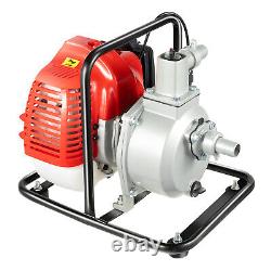 2 HP 2 Stroke Gasoline Water Pump 1 Portable Gas-Powered Semi-Trash Water Pump