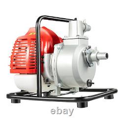 2 HP 2 Stroke Gasoline Water Pump 1 Portable Gas-Powered Semi-Trash Water Pump