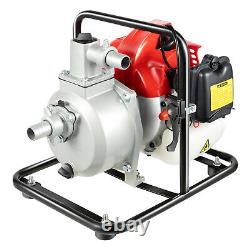 2 HP 2 Stroke Gasoline Water Pump 1 Portable Gas-Powered Semi-Trash Water Pump