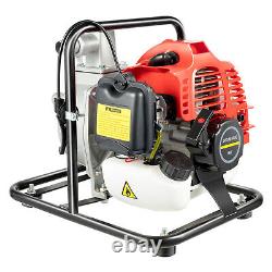 2 HP 2 Stroke Gasoline Water Pump 1 Portable Gas-Powered Semi-Trash Water Pump