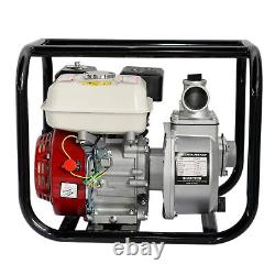 2 Inch Commercial Engine Gasoline Water Pump 212CC 6.5HP Portable Gas-Powered