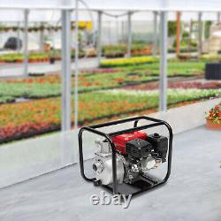 2 Portable Gas Powered Semi-Trash Water Pump Gasoline Water Pump 7.5 HP 212CC