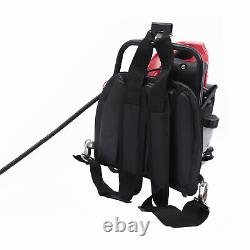2 STROKE 52CC 1700W GAS POWER BROOM SNOW ARTIFICIAL TURF GRASS Backpack Sweeper