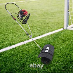 2 STROKE 52CC 1700W GAS POWER BROOM SNOW ARTIFICIAL TURF GRASS Backpack Sweeper