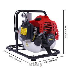 2 Stroke 2HP 43CC 1 Portable Small Gas Power Pump Powered Water Transfer SALE
