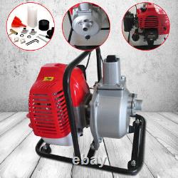 2-Stroke 43cc Portable Single Cylinder Air-cooled Engine Gas Powered Water Pump