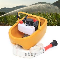 2 Stroke Portable Gas Powered Water Pump Garden Irrigation Maximum Flow 410L/min