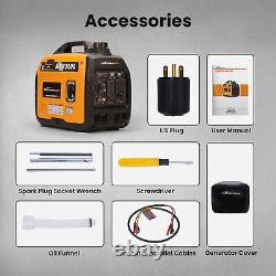 3000W 3.5KW Portable Inverter Generator Gas Power Camping Outdoor Pure sine wave