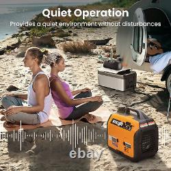 3000W 3.5KW Portable Inverter Generator Gas Power Camping Outdoor Pure sine wave