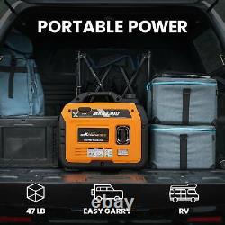 3300 Watt Portable Gas Powered Inverter Generator EPA Approved, CARB Compliant