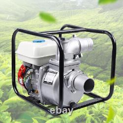 3 Gasoline Water Pump 7.5 HP 210CC Portable Gas-Powered Semi-Trash Water Pump