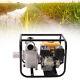 3 Portable Gas-powered Semi-trash Water Pump 4stroke 7.5 Hp Gasoline Water Pump