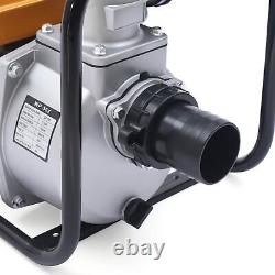 3 Portable Gas-Powered Semi-Trash Water Pump 4Stroke 7.5 HP Gasoline Water Pump