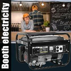 4000W 120V Gas Powered Portable Generator Engine For Jobsite RV Camping Standby
