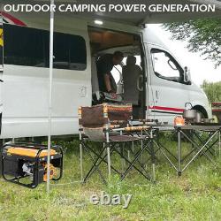 4000 Watt Gas Powered Portable Generator Engine Recoi-l Start For RV Camping