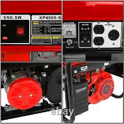 4200W Gas Powered Portable Generator Engine For Jobsite RV Camping Standby